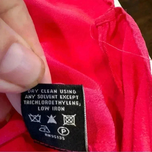 Lafayette 148 women’s long sleeve silk pink blouse front pockets sz 4 - Picture 7 of 9